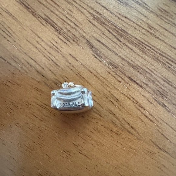 Pandora retired Romantic Union Charm with Gold Rings - Picture 4 of 4